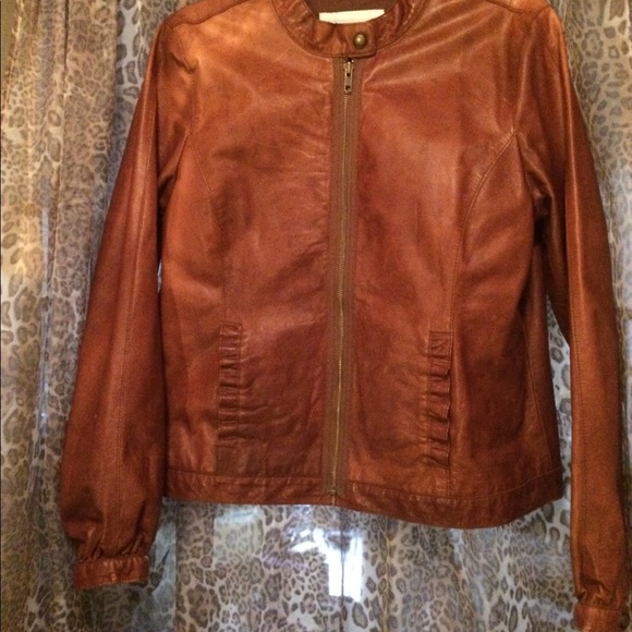 VINTAGE LEATHER JACKET 🧥 NWOT - Picture 12 of 12